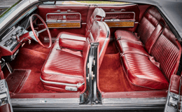 alt="Interior view of a Lincoln Continental"