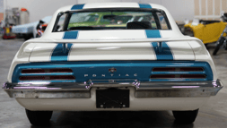 alt="Rear view of a 1969 Pontiac Firebird Trans-AM"