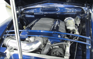 alt="1951 Studebaker Champion restored engine"
