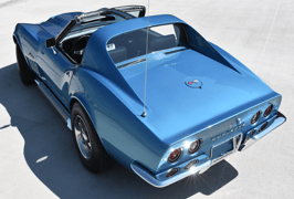alt="1969 Chevy Corvette Stingray rear view"
