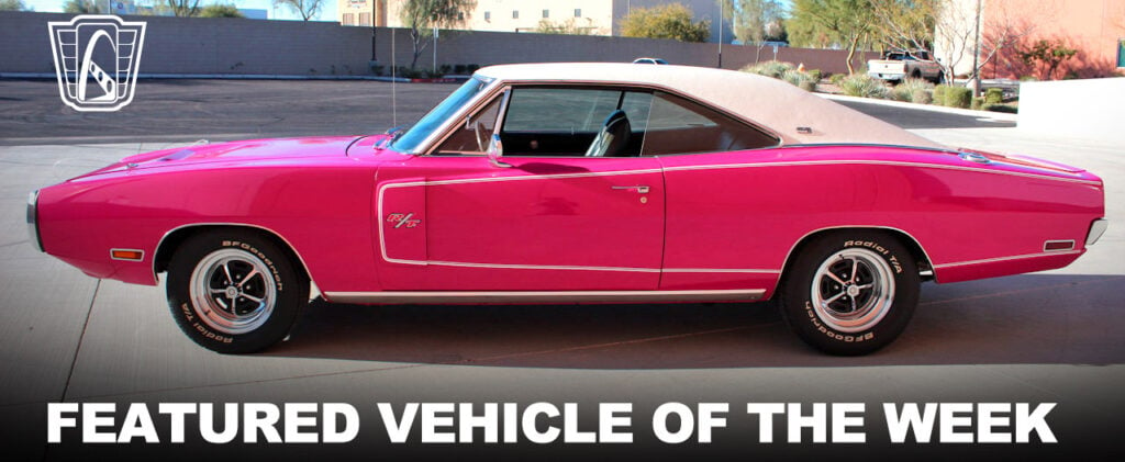 alt="Side view of a 1970 Dodge Charger R/T SE"